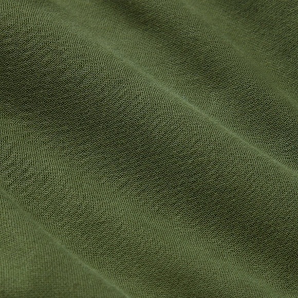 Fabletics Go-To Crewneck Olive Green Fleece Pullover Sweatshirt Size Small - Picture 3 of 10